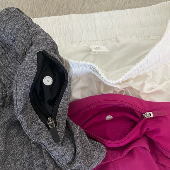 2 pairs Lululemon Womens shorts and 1 Like new skort (white) - Picture 6 of 6